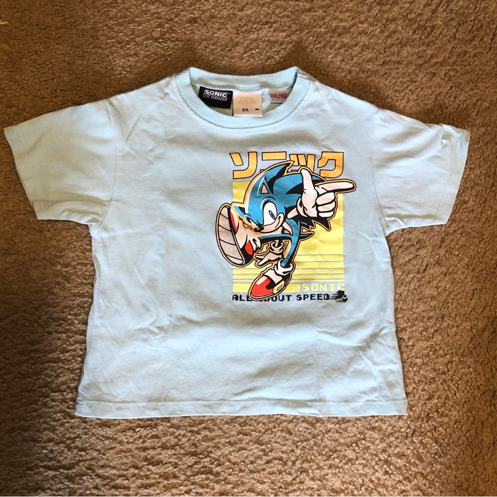 Zara Sonic Shirt size 2-3 T
